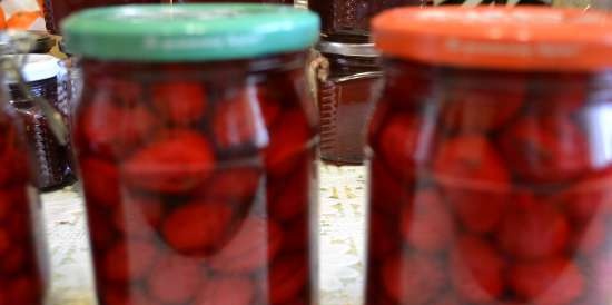 Pickled dogwood berries