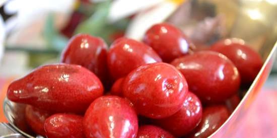 Pickled dogwood berries