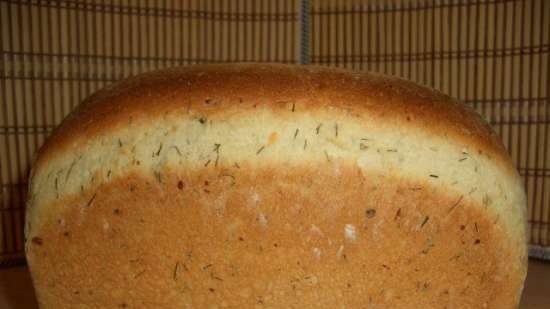 Pane di grano con formaggio e aneto (forno)