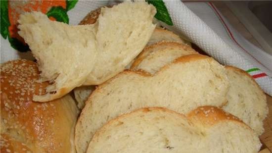 Treccia di grano e patate (challah) (forno)