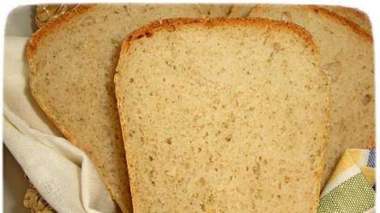 Pane di frumento a base di pasta vecchia