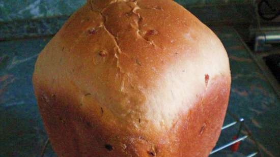 Pane alla cipolla e aneto (macchina per il pane)