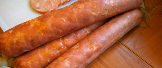 Salsiccia di maiale tritata (metodo di salatura a umido)