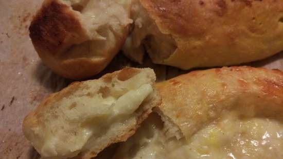 Khachapuri-boten of bevestig babyvoeding