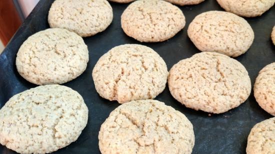 Biscotti di farina d'avena secondo GOST secondo la ricetta di Irina Chadeeva (pizzaiola Princess 115000)