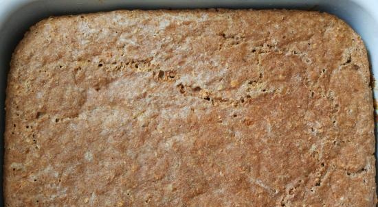 Icelandic black bread rugbruise (yeast-free)