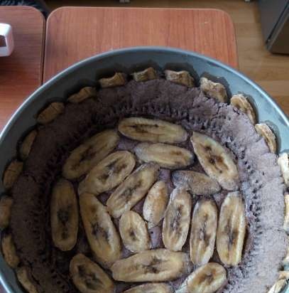 Tarta de queso con cuajada, arándanos, noches blancas