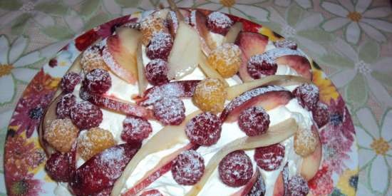 ของหวานของ Pavlova ที่ Bork U800 multichef