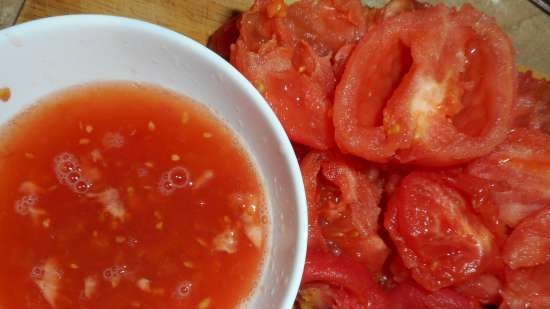 Cavolfiore al forno con formaggio e pomodori