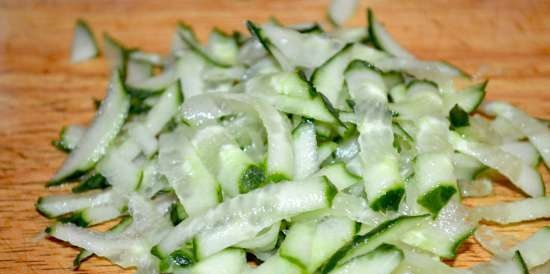 Insalata di calamari con cavolo cinese