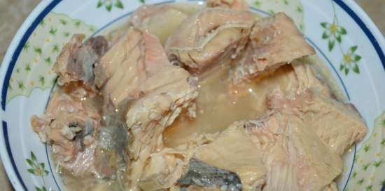 Zuppa di salmone in scatola