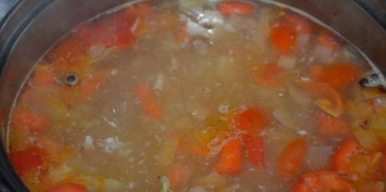 Zuppa di salmone in scatola