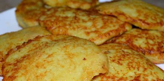 Belarusian pancakes (potato pancakes with meat) master class