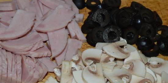 Pizza Eternal classic met ham en champignons