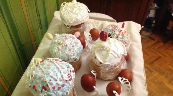 Kulich with Myasoedovskaya in the oven (master class)