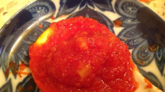 Salsa di zucca e pomodoro