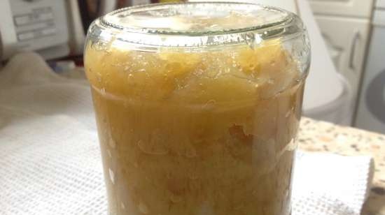 Fruit (vegetable) puree or jam in the microwave