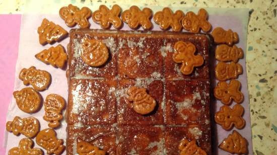 Galletas de jengibre con azúcar quemada