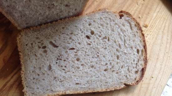 Pane di grano "Lacy" con lievito madre