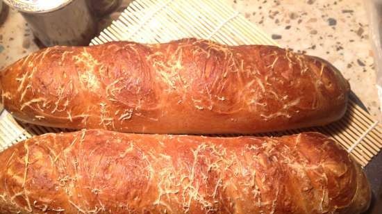 Tarwebrood "Hongaars" in de oven