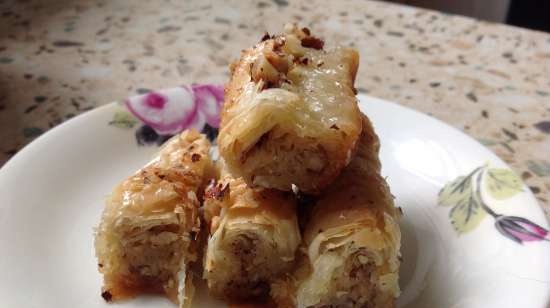 Filo těsto baklava