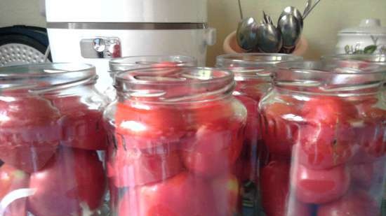 Tomates con cebolla y aceite vegetal