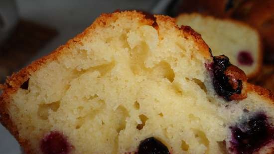 Muffins met zwarte bes (kefir)