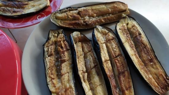 Baked eggplant