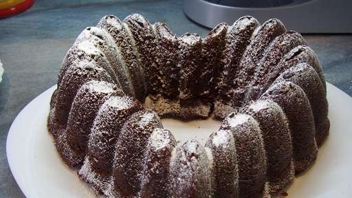 Torta al cioccolato con una forza di 40 gradi