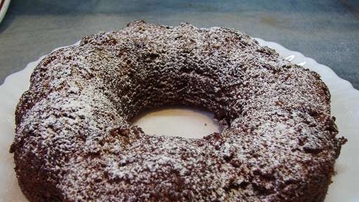 Pastel de chocolate con una fuerza de 40 grados.