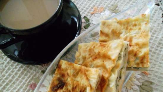 Lorlu ispakli borek - pastel de espinacas con cuajada (clase magistral)