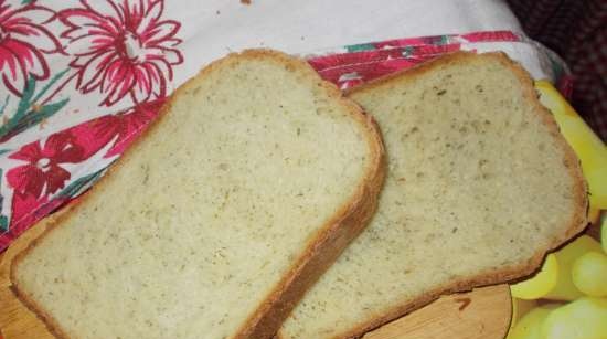 Pane di grano con formaggio e aneto (forno)