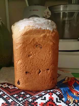 Kulich a la màquina de fer pa sense problemes