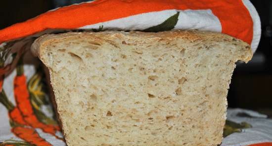 Pane di grano "Lacy" con lievito madre