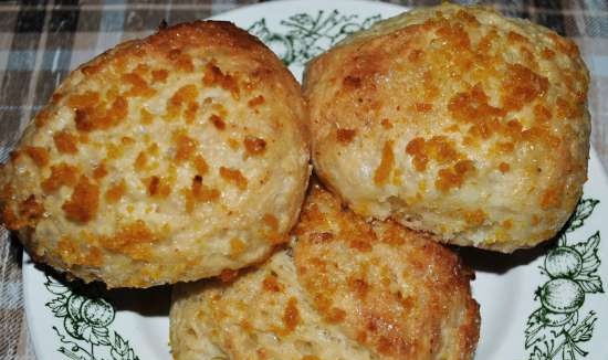 Bollos aromáticos con ralladura (masa sin huevos)