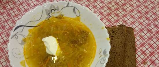 Sopa de repollo y carne Adiós invierno