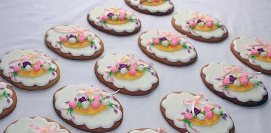 Decoramos galletas de jengibre, galletas