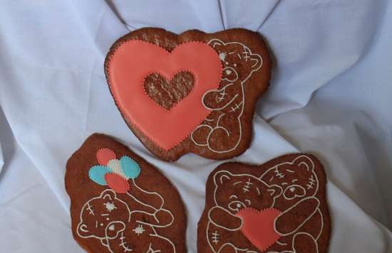 We decorate gingerbread cookies, cookies