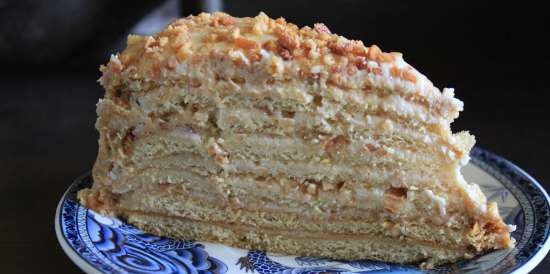 Torta al miele di pasta choux