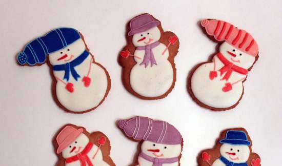 We decorate gingerbread cookies, cookies