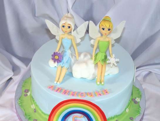 Torte con fate basate sul cartone animato Winx e altri