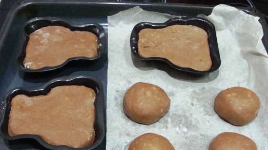 Pane al cioccolato e arancia con latte di mandorle