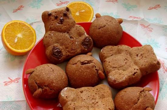 Pane al cioccolato e arancia con latte di mandorle