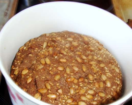 Pane tedesco a grani grossi - Vollkorn Brot con lievito di banana liquido