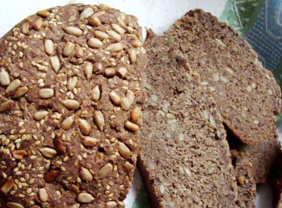 Pâine germană de cereale groase - Vollkorn Brot cu drojdie lichidă de banane