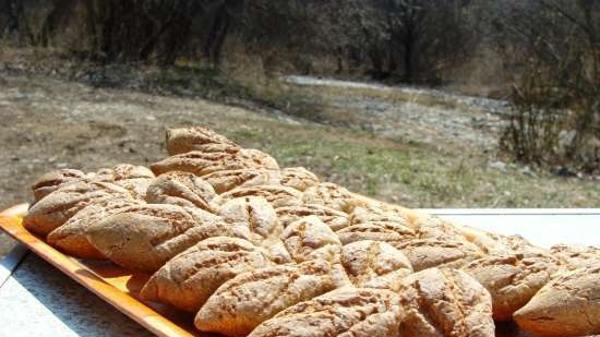 Grieks graanbrood met kruiden OREGANO en CITROEN