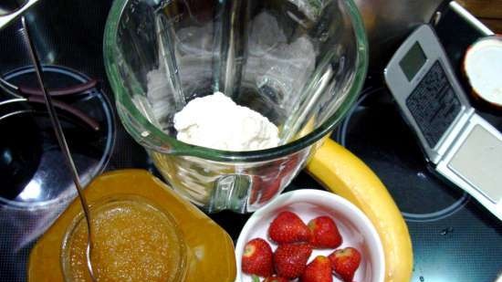 Ricotta e gelato alla frutta