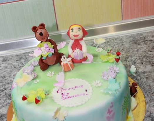 Torte basate sul cartone animato Masha e Orso