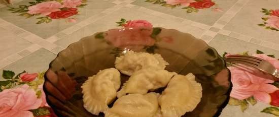 Pierogi z mieszanki mąki ryżowej i pszennej