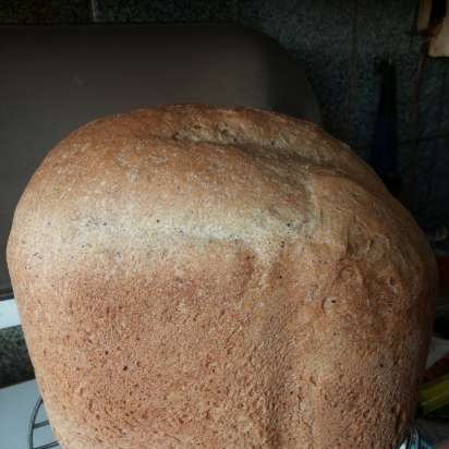 Pane contadino in una macchina per il pane